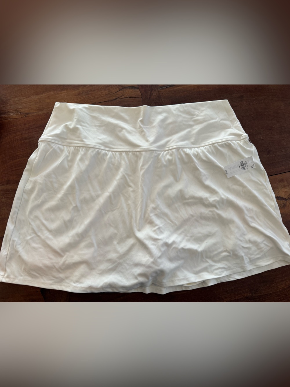 Old Navy White Women's Skort with Wide Waistband